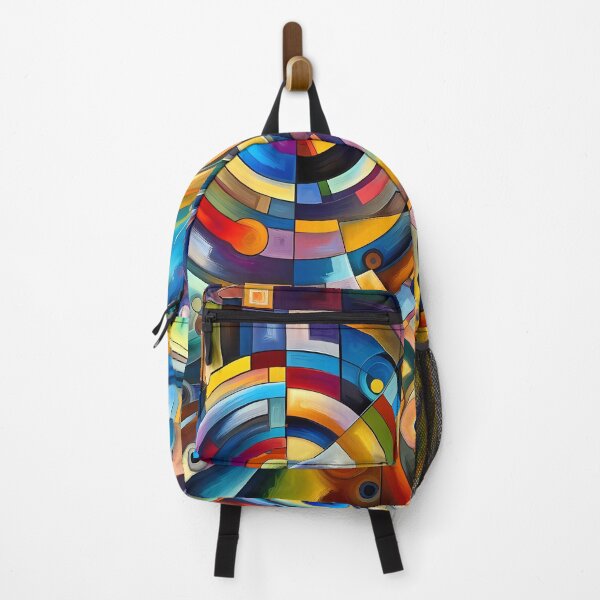Artikelvorschau, Eine lebendige und dynamische Komposition, inspiriert von Wassily Kandinskys abstrakter Kunst entworfen und verkauft von EZfashion.