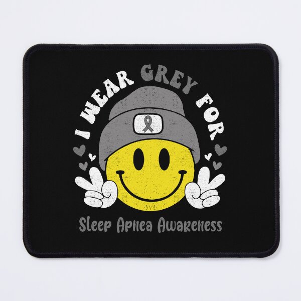 Item preview, I Wear Grey For Sleep Apnea Awareness, Sleep Apnea Awareness Month designed and sold by KatMercerr.