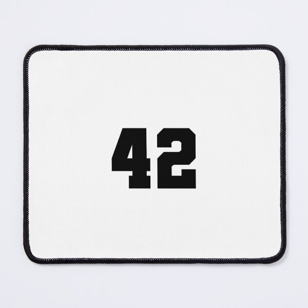 Item preview, 42, forty two, black, soccer league designed and sold by Numbers-Art.