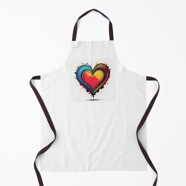 Item preview, Colourful heart with ink splaash designed and sold by zsofiet.