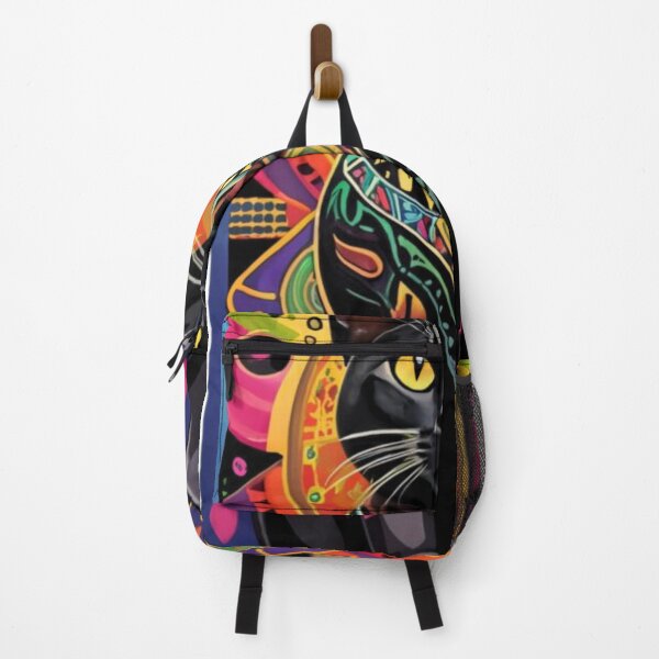 Item preview, African Neon Black Cat designed and sold by JediKittenWars.