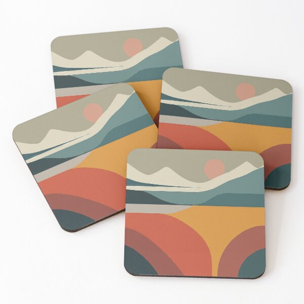 Item preview, Serenity in Simplicity: Minimalistic Abstract Landscape designed and sold by ZipperDragon88.