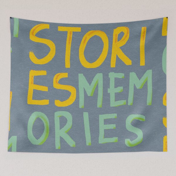 Item preview, STORIES MEMORIES word art print designed and sold by nataliavandalia.