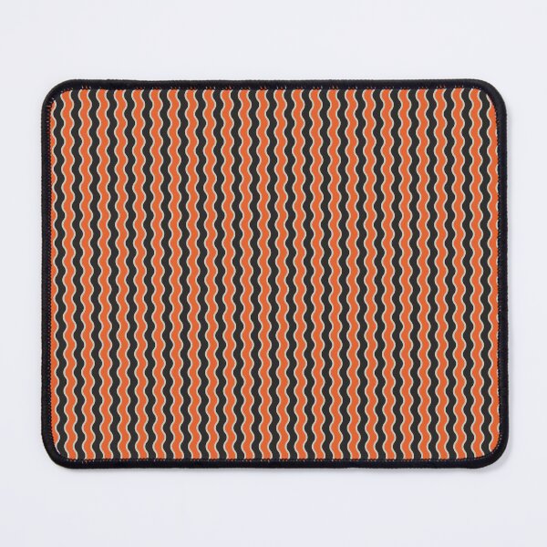 Item preview, Black Grey & Orange Vertical Segmented Waves Endless Design designed and sold by Alchemy-A-La-G.