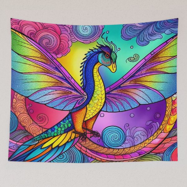 Item preview, Beautiful Rainbow Dragon Fly  designed and sold by TheDarkWardrobe.