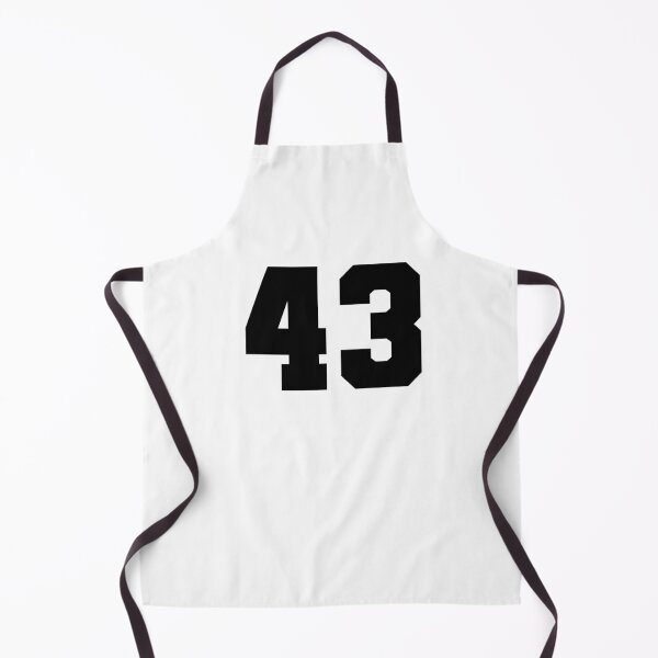 Item preview, 43, forty three, black, soccer league designed and sold by Numbers-Art.