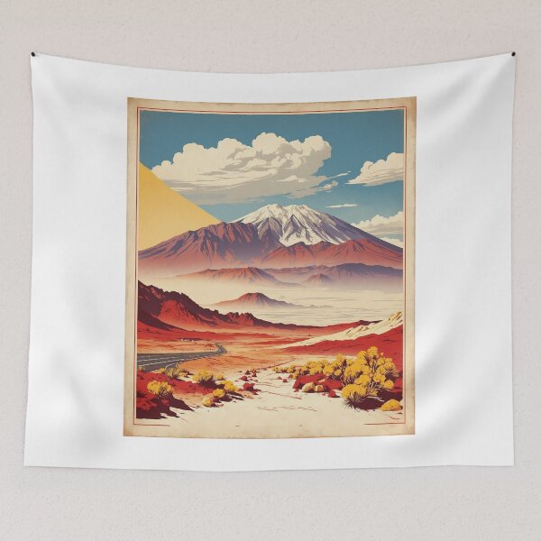Item preview, El Teide Spain Tourism Vintage Poster designed and sold by TravelersGems.