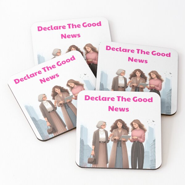 Item preview, Declare the good news (Sisters preaching to a lady who goes with her little dog) designed and sold by Friendly-Shop.