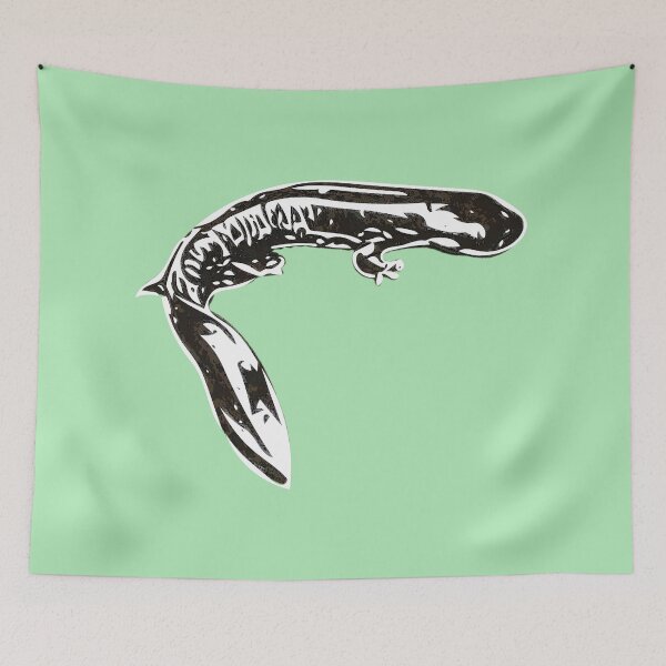 Item preview,  Hellbender Salamander White Alternate Design  designed and sold by designsasstultd.