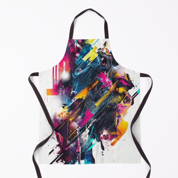 Item preview, Cyber Splatter - Abstract Street Art designed and sold by Cyberpunk-shop.