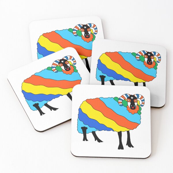 Item preview, Sheep Psychedelic Birthday designed and sold by ManicMinotaur.