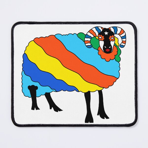 Item preview, Sheep Psychedelic Birthday designed and sold by ManicMinotaur.