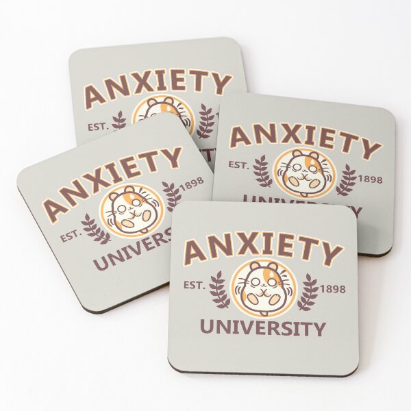 Item preview, Anxiety university anxious hamster designed and sold by NemiMakeit.