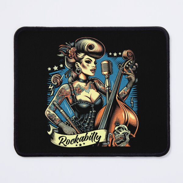 Item preview, Retro Rockabilly Girl designed and sold by PulpVintage.