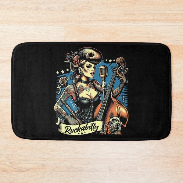 Item preview, Retro Rockabilly Girl designed and sold by PulpVintage.