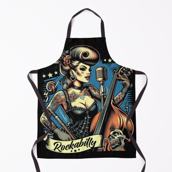 Item preview, Retro Rockabilly Girl designed and sold by PulpVintage.