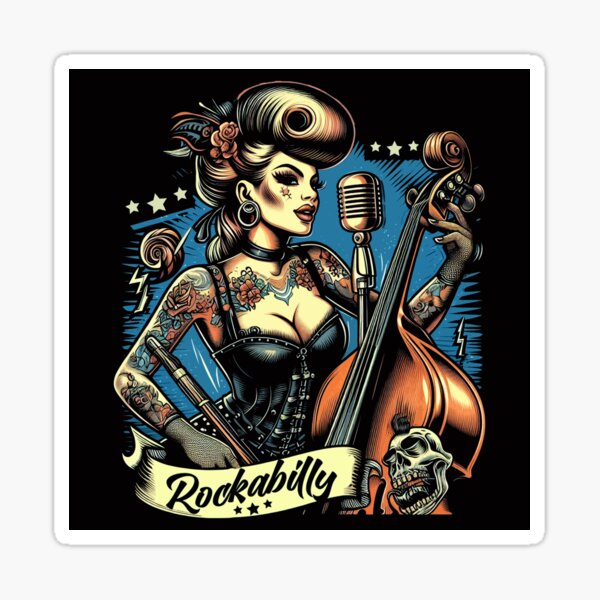 Rockabilly Stickers for Sale