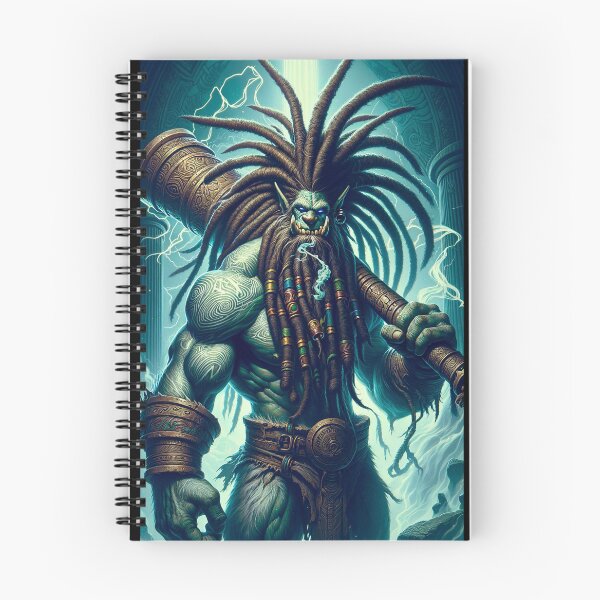 Item preview, "Rasta Troll Rockstar Commands Fantastical Realm with Thunderous Presence" designed and sold by Aidesign77.