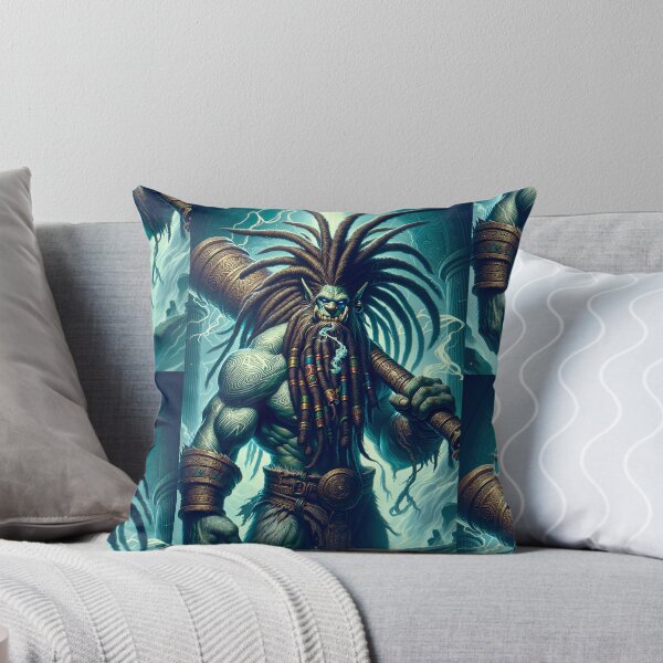 Item preview, "Rasta Troll Rockstar Commands Fantastical Realm with Thunderous Presence" designed and sold by Aidesign77.