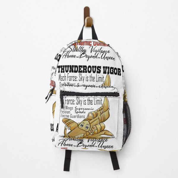 Item preview, Thunderous Vigor: Smiling Fighter Jet Design designed and sold by asprse.