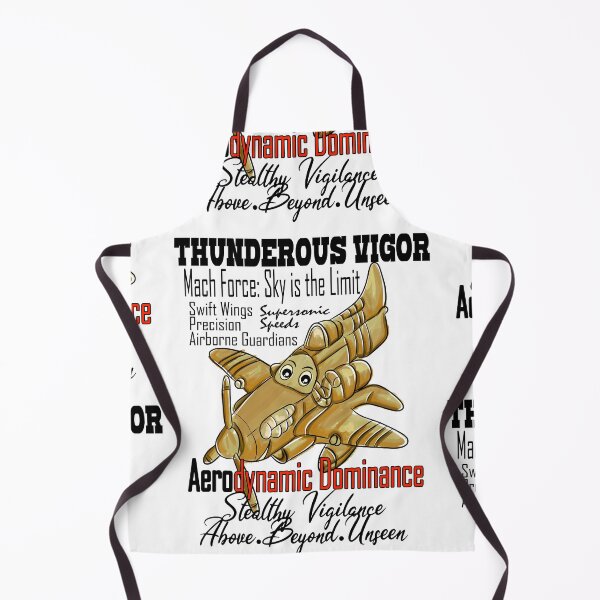 Item preview, Thunderous Vigor: Smiling Fighter Jet Design designed and sold by asprse.
