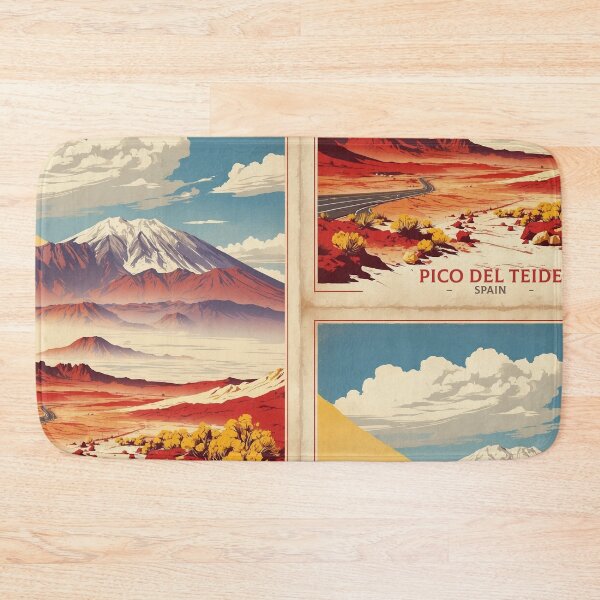 Item preview, Pico del Teide Spain Tourism Vintage Poster 2 designed and sold by TravelersGems.