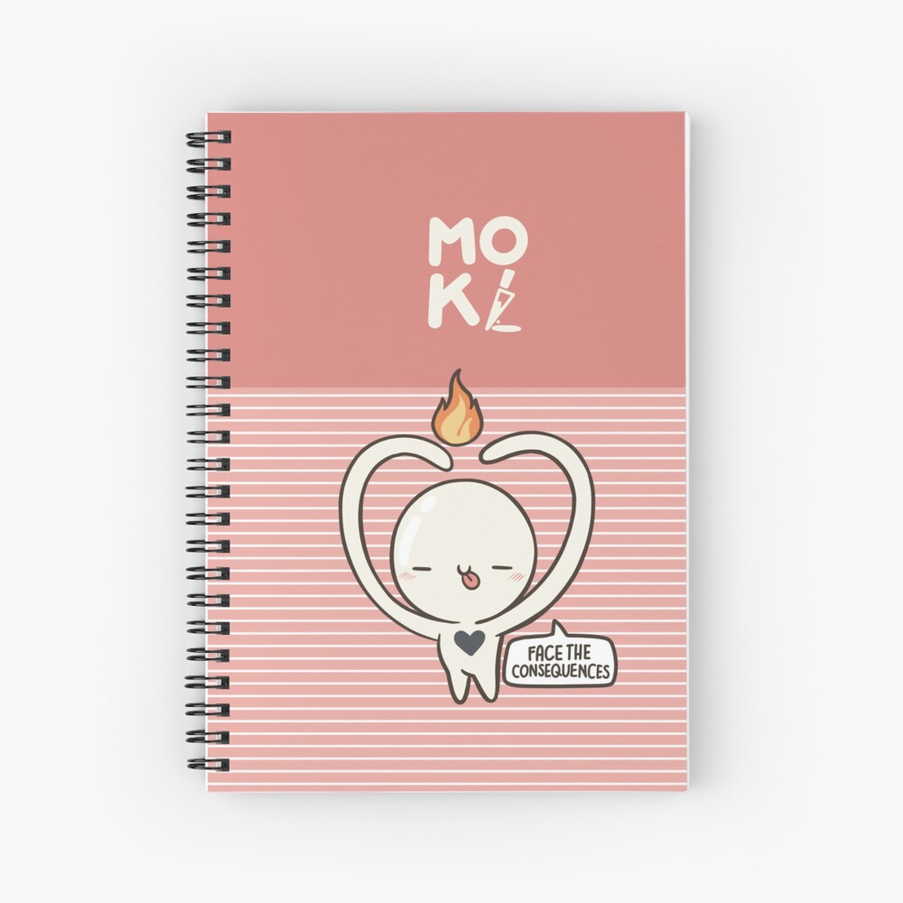 Item preview, Spiral Notebook designed and sold by mokioki.