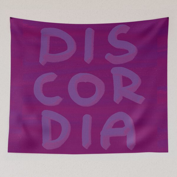 Item preview, DISCORDIA word art print designed and sold by nataliavandalia.