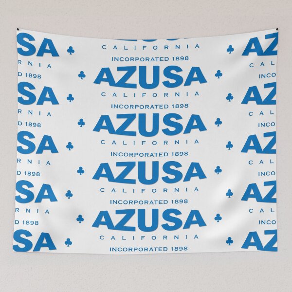 Item preview, AZUSA CALIFORNIA INC CLUB INFLATED (Transparent Blue) by Mistah Wilson designed and sold by The Street Sign Store.