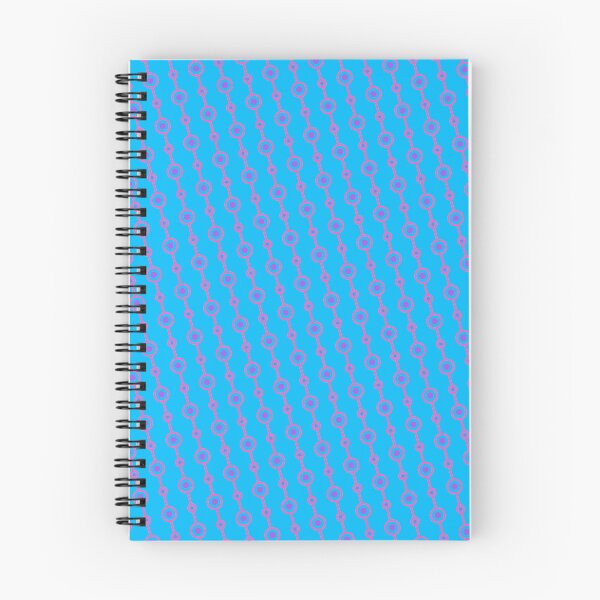 Item preview, Pink Rings Purple Dots Blue Background Endless Design designed and sold by Alchemy-A-La-G.