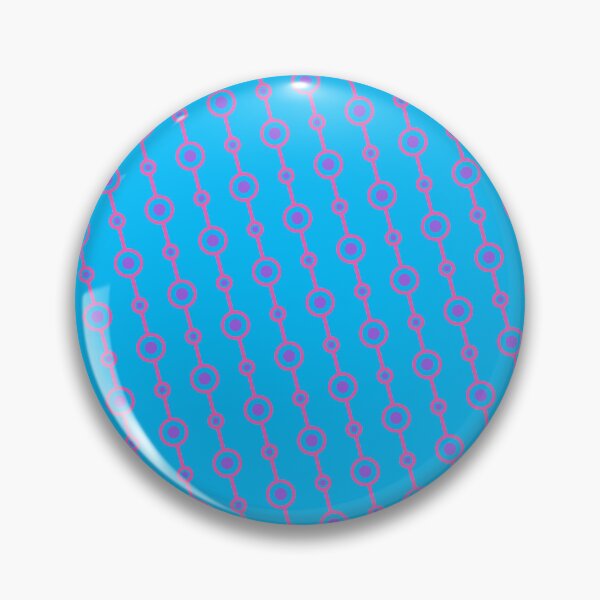 Item preview, Pink Rings Purple Dots Blue Background Endless Design designed and sold by Alchemy-A-La-G.