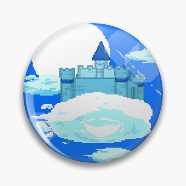 Item preview, Castillo de nubes de Pixel Art designed and sold by PixelCarvel.