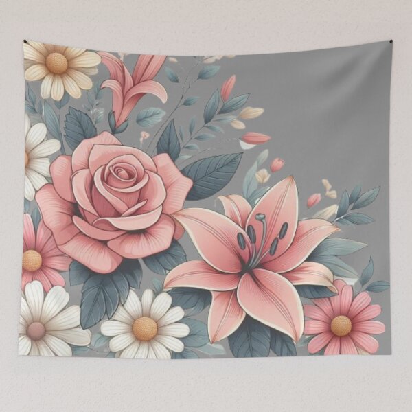 Item preview, Blossom in Style: Embrace the Elegance of Floral Fabric designed and sold by Rui Fernandes.