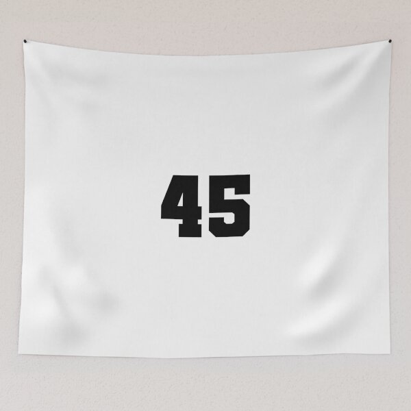 Item preview, 45, forty five, black, soccer league designed and sold by Numbers-Art.