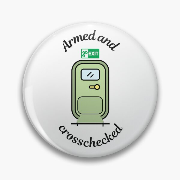 Item preview, Armed and Crosschecked designed and sold by PurrfectJourney.