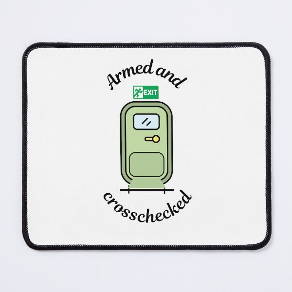 Item preview, Armed and Crosschecked designed and sold by PurrfectJourney.