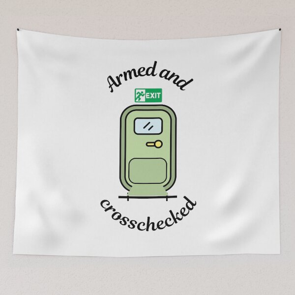 Item preview, Armed and Crosschecked designed and sold by PurrfectJourney.