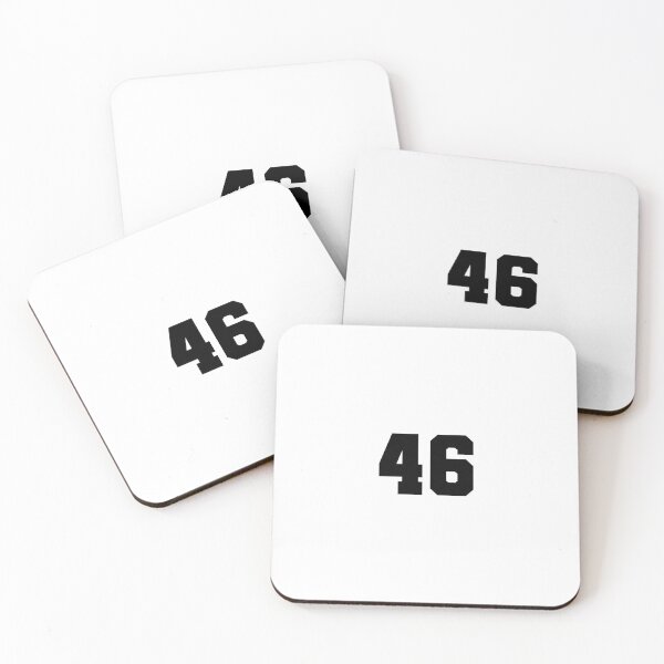 Item preview, 46, forty six, black, soccer league designed and sold by Numbers-Art.
