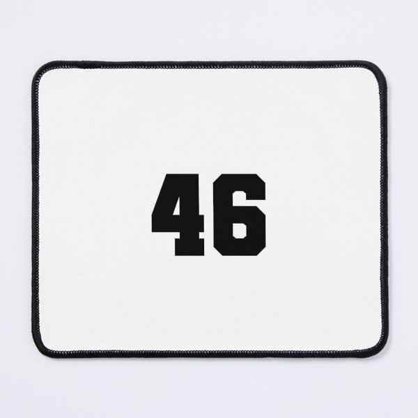 Item preview, 46, forty six, black, soccer league designed and sold by Numbers-Art.