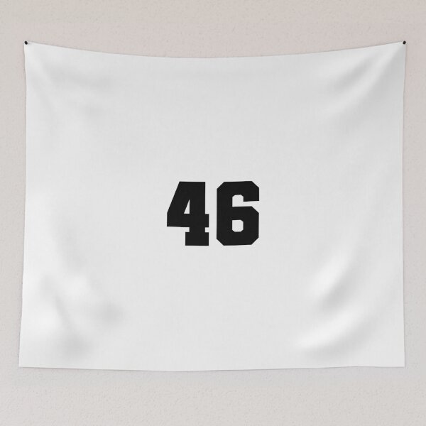 Item preview, 46, forty six, black, soccer league designed and sold by Numbers-Art.