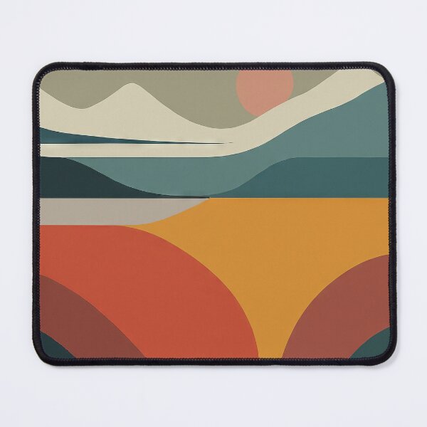 Item preview, Serenity in Simplicity: Minimalistic Abstract Landscape designed and sold by ZipperDragon88.