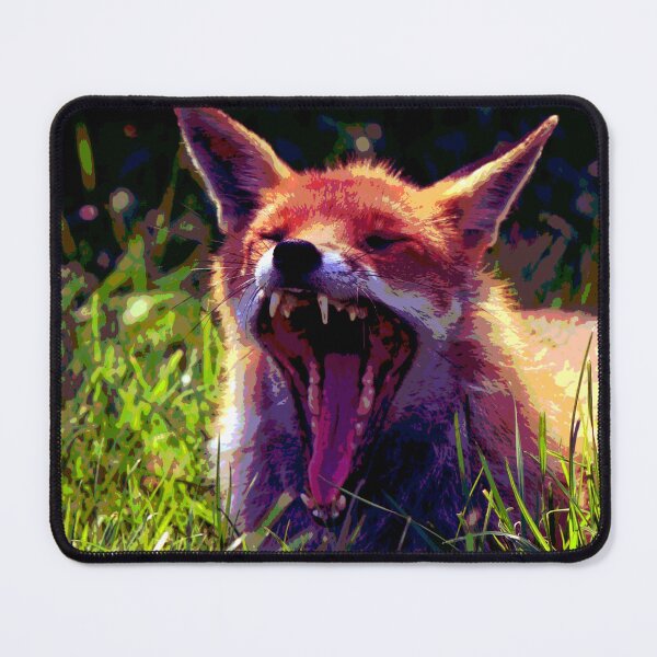 Item preview, Yawning Fox designed and sold by KingdomWildlife.