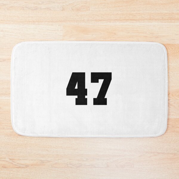 Item preview, 47, forty seven, black, soccer league designed and sold by Numbers-Art.