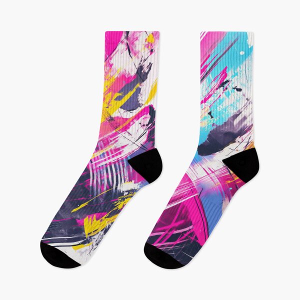 Item preview, Abstract Urban Rhythm - Colorful Art Explosion designed and sold by Cyberpunk-shop.