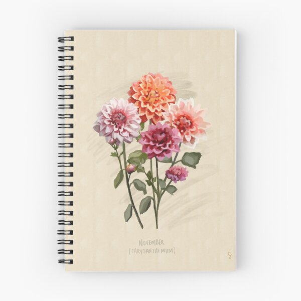 Item preview, November Birth Flower Month designed and sold by sydneybrookeart.