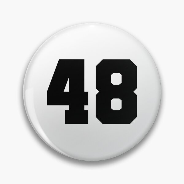 Item preview, 48, forty eight, black, soccer league designed and sold by Numbers-Art.
