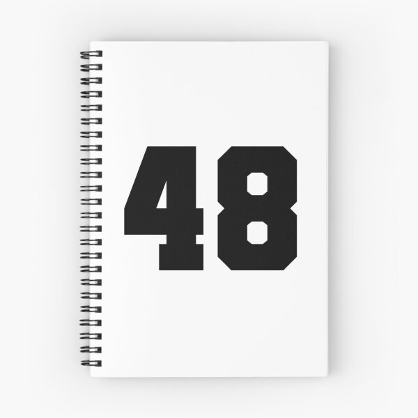 Item preview, 48, forty eight, black, soccer league designed and sold by Numbers-Art.