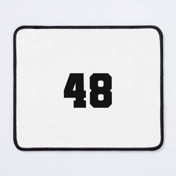 Item preview, 48, forty eight, black, soccer league designed and sold by Numbers-Art.