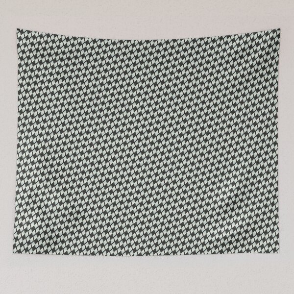 Item preview, Black Grouped Hexagons Triangles Grid Infinite Endless Design designed and sold by Alchemy-A-La-G.