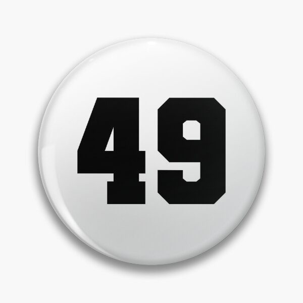 Item preview, 49, forty nine, black, soccer league designed and sold by Numbers-Art.